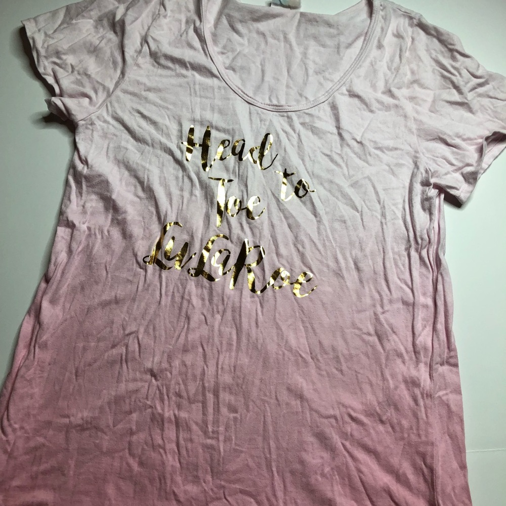 Head to Toe LuLaRoe shirt in large